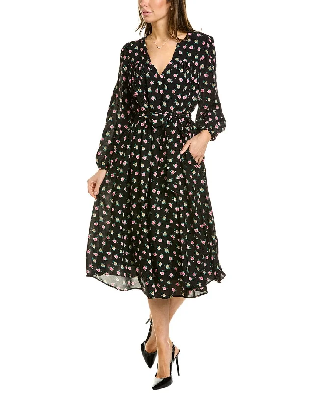 Boden Gathered Yoke Midi Dress