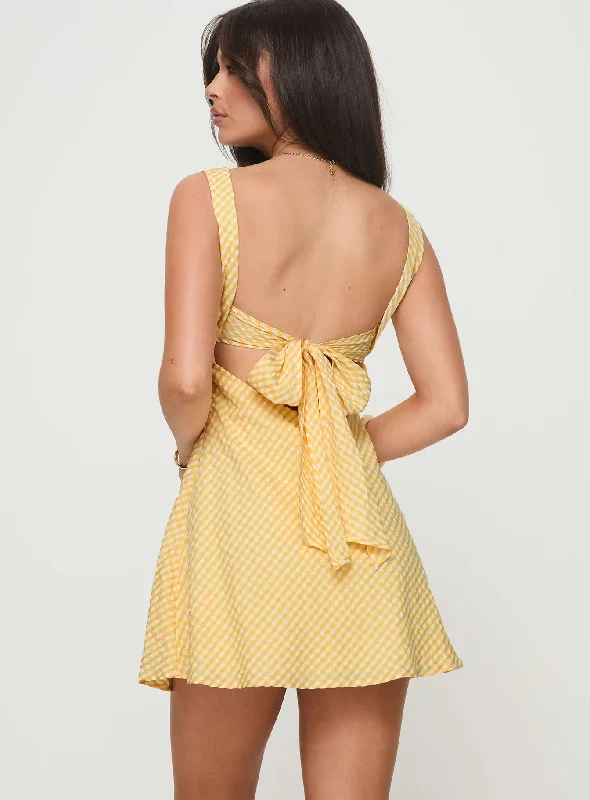 Mcbeath Mini Dress Yellow