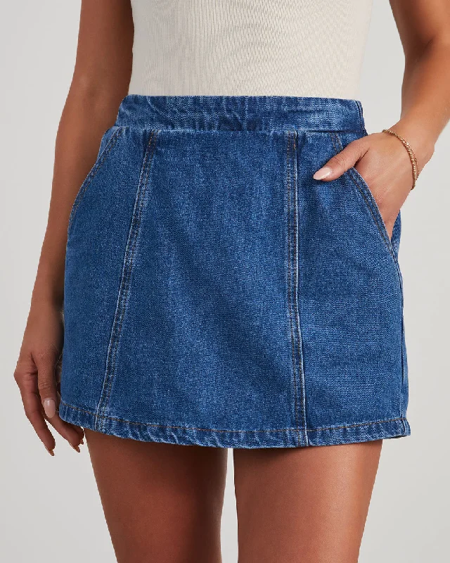 Dawson Denim Skort