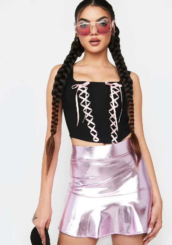 Euphoric Energy Metallic Skirt