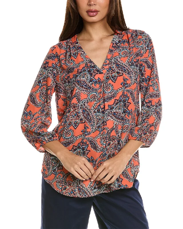 Jones New York Pleat Front Tunic