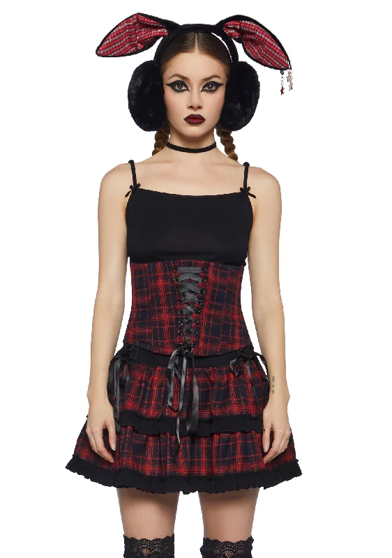 Goth Grooves Corset Top