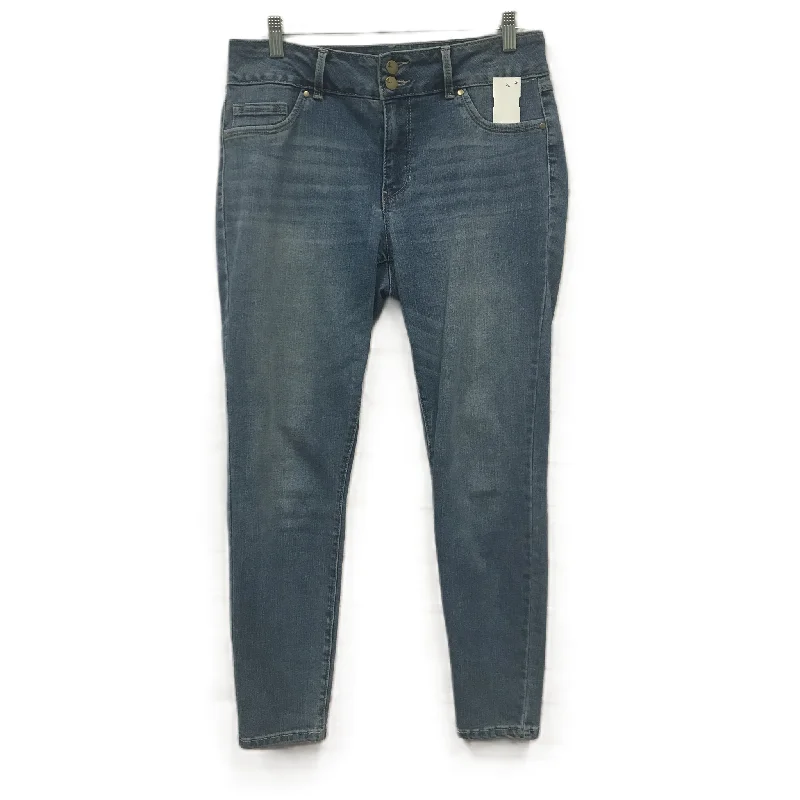 Blue Denim Jeans Skinny By D Jeans, Size: 10