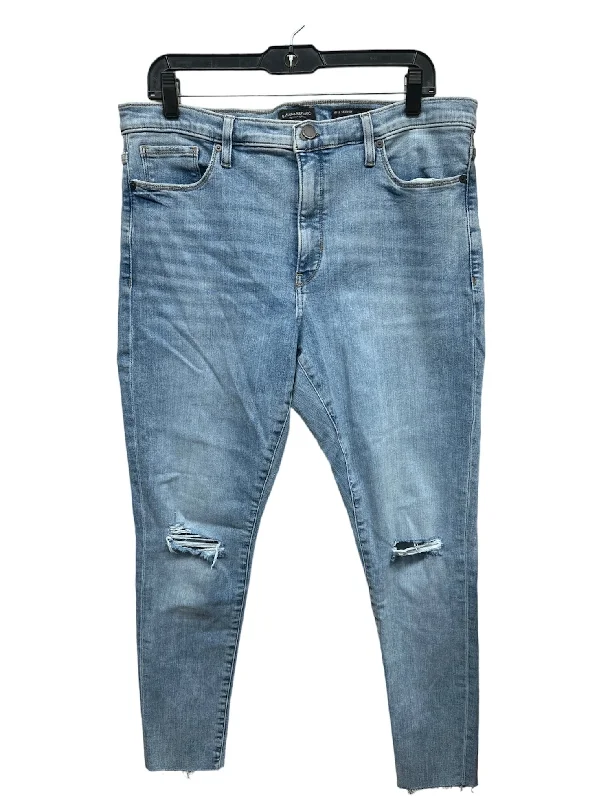 Blue Denim Jeans Straight Banana Republic, Size 14