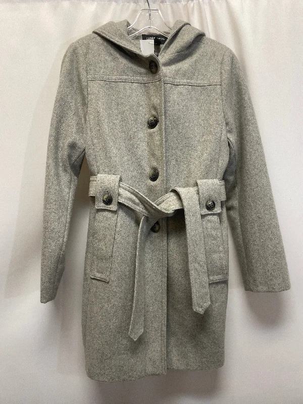 Coat Trench Coat By London Fog In Grey, Size: M