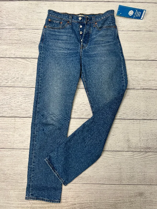 Denim Jeans Straight Levis, Size 4