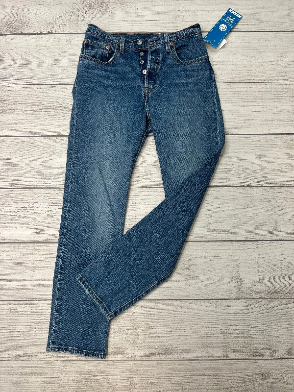 Denim Jeans Straight Levis, Size 4