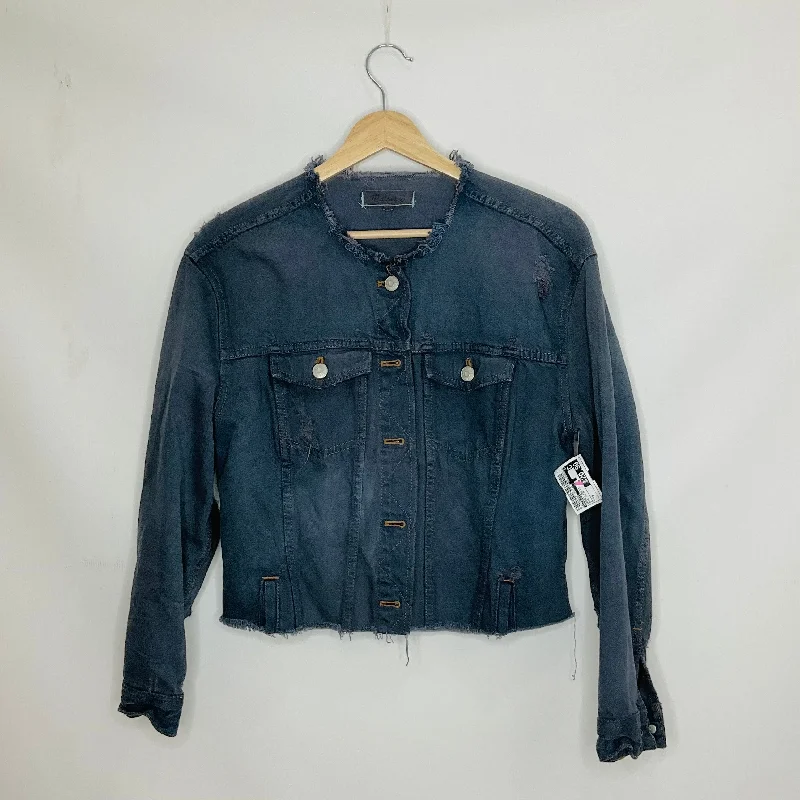 Jacket Denim By Madewell In Blue Denim, Size: S