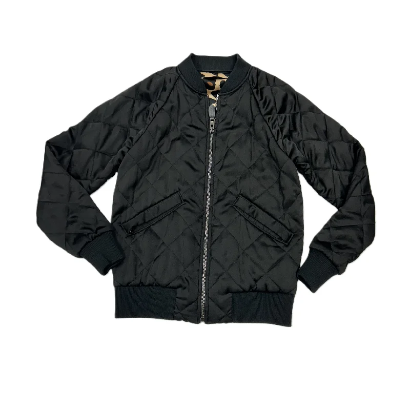 Jacket Designer By Coach In Black, Size: Xxs