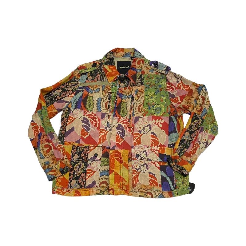 Jacket Designer By Desigual In Multi-colored, Size: Xl