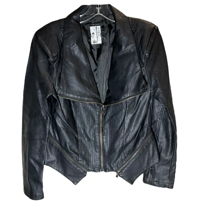 Jacket Moto By Michel In Black, Size: M