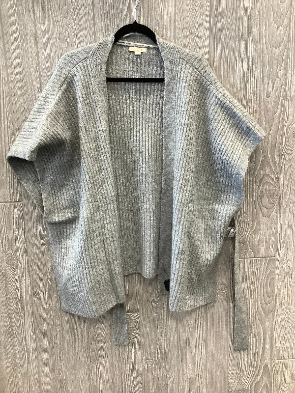 Vest Sweater By Loft In Grey, Size: M