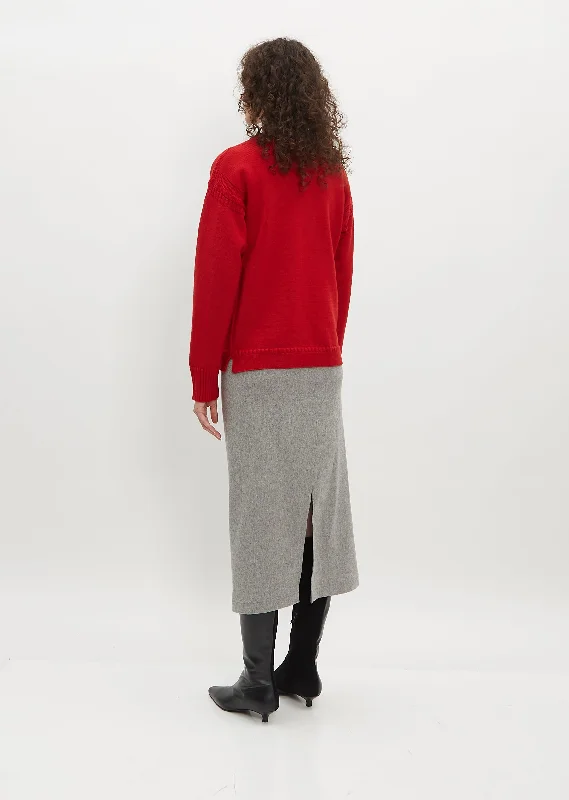 Wool Guernsey Knit Sweater