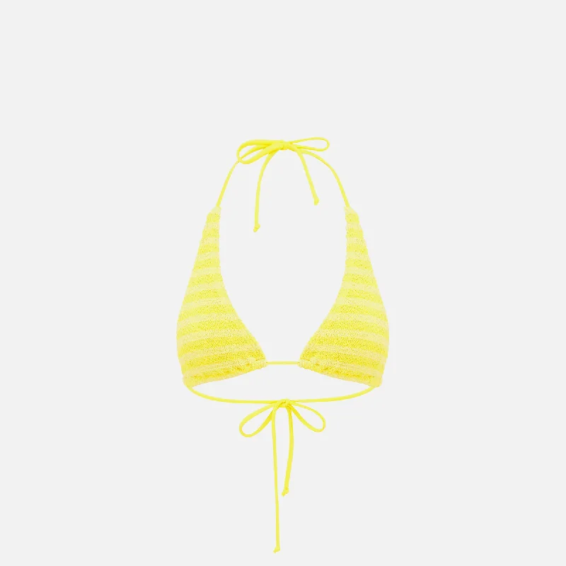 Bond-Eye Sofie Triangle - Limonchello Stripe