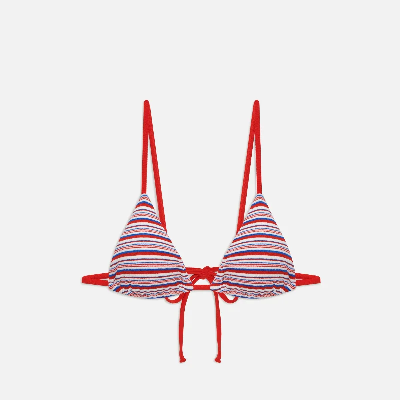 Frankies Bikinis Lumia Terry Top - American Summer