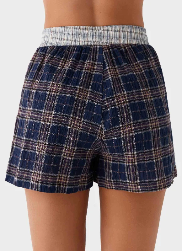 Harley Boxers - Navy Check