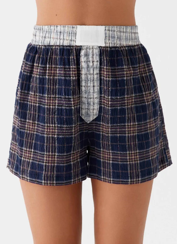 Harley Boxers - Navy Check