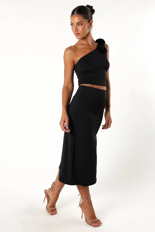 Keely Two Piece Set - Black