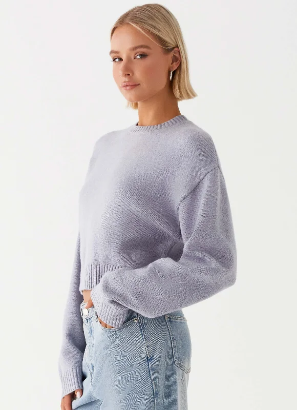 Monika Oversized Jumper - Blue