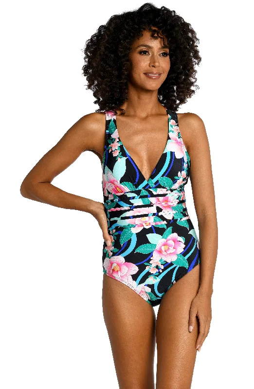 Nightfall Multi Strap One Piece Swimsuit