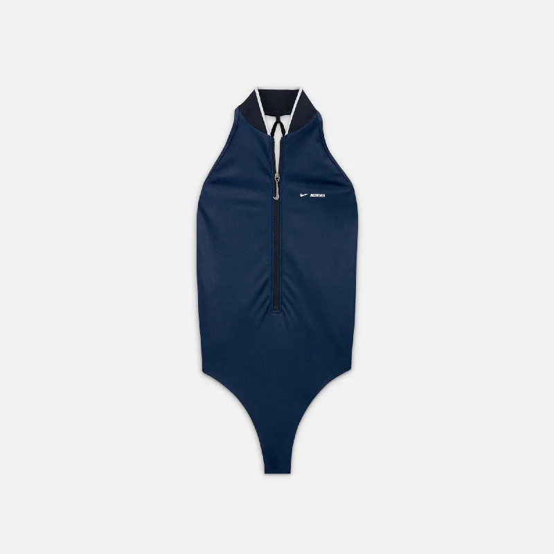 Nike x Jacquemus High Neck One Piece - Dark Obsidian