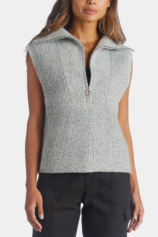 Quarter Zip Sweater Vest