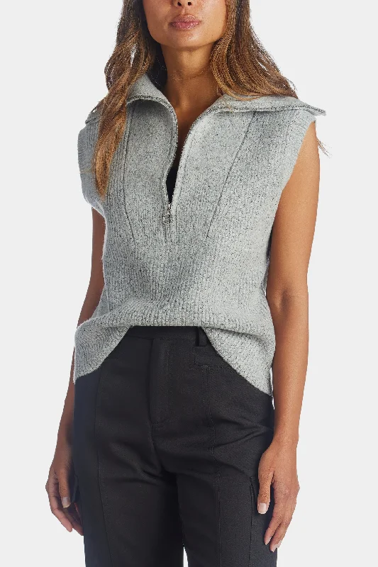 Quarter Zip Sweater Vest