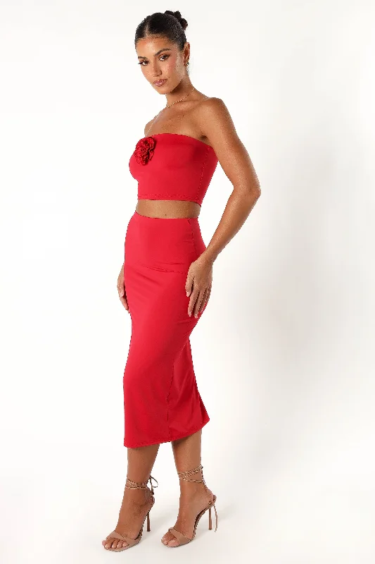 Tiarny Two Piece Set - Red