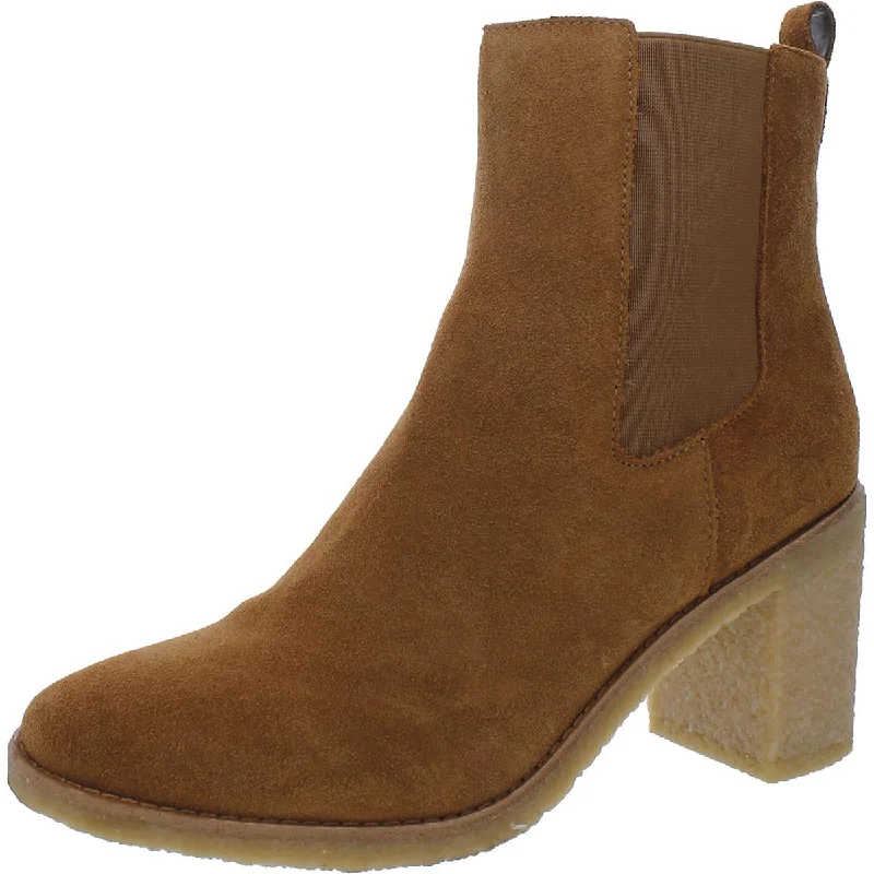 Marianna Womens Suede Chelsea Boots