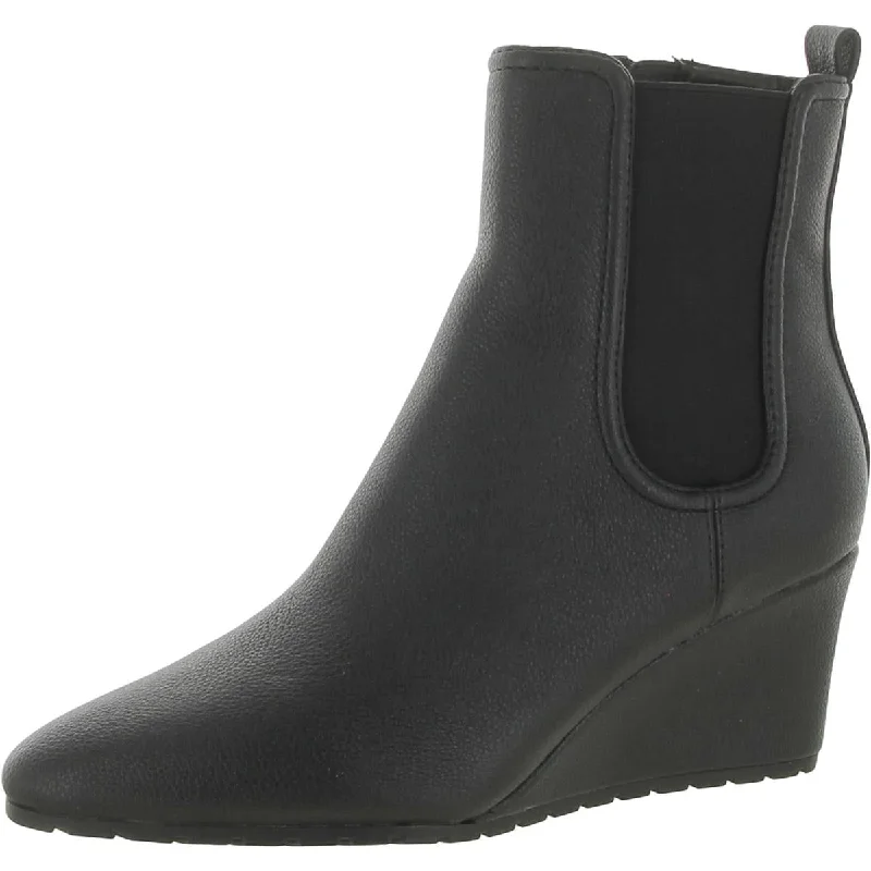 Valore Womens Faux Leather Booties