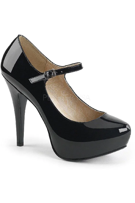 CHLOE-02 Pump  | Black Patent