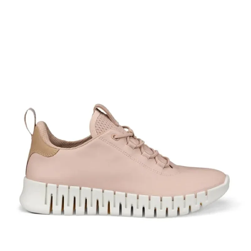 ECCO Women's Gruuv Sneaker in Rose Dust/Powder