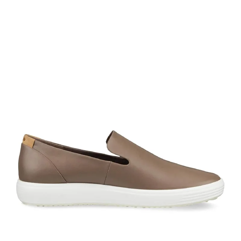 ECCO Women's Soft 7 Slip On in Taupe/Powder