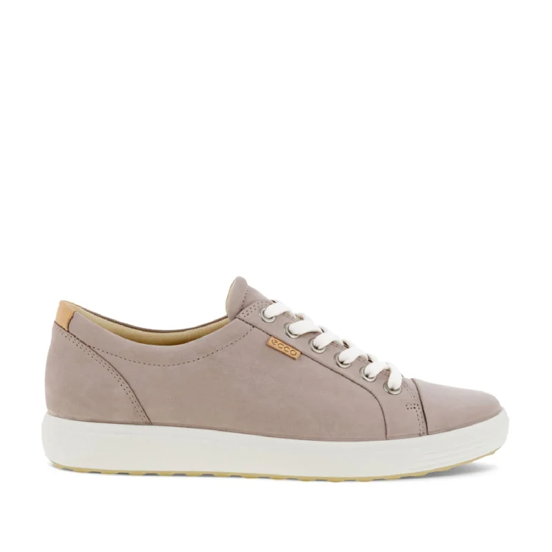 ECCO Women's Soft 7 Sneaker in Grey Rose