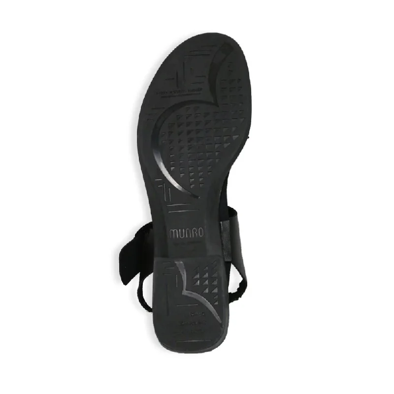 Munro Cleo Black Sandal (Women's)