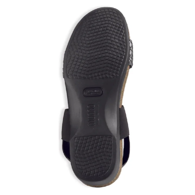 Munro Pisces Black Sandal (Women's)