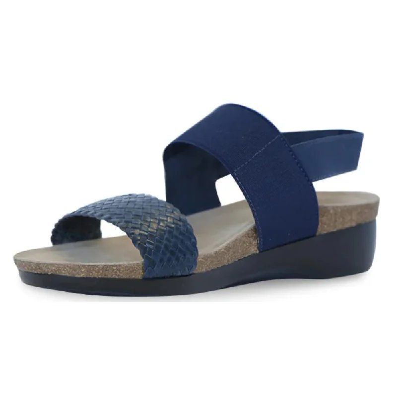 Munro Pisces Navy Sandal (Women's)