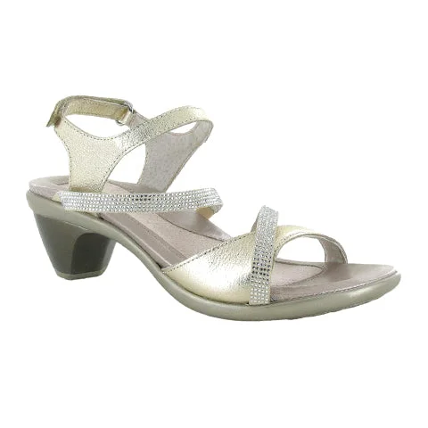 Naot Innovate Heeled Sandal (Women) - Radiant Gold Leather