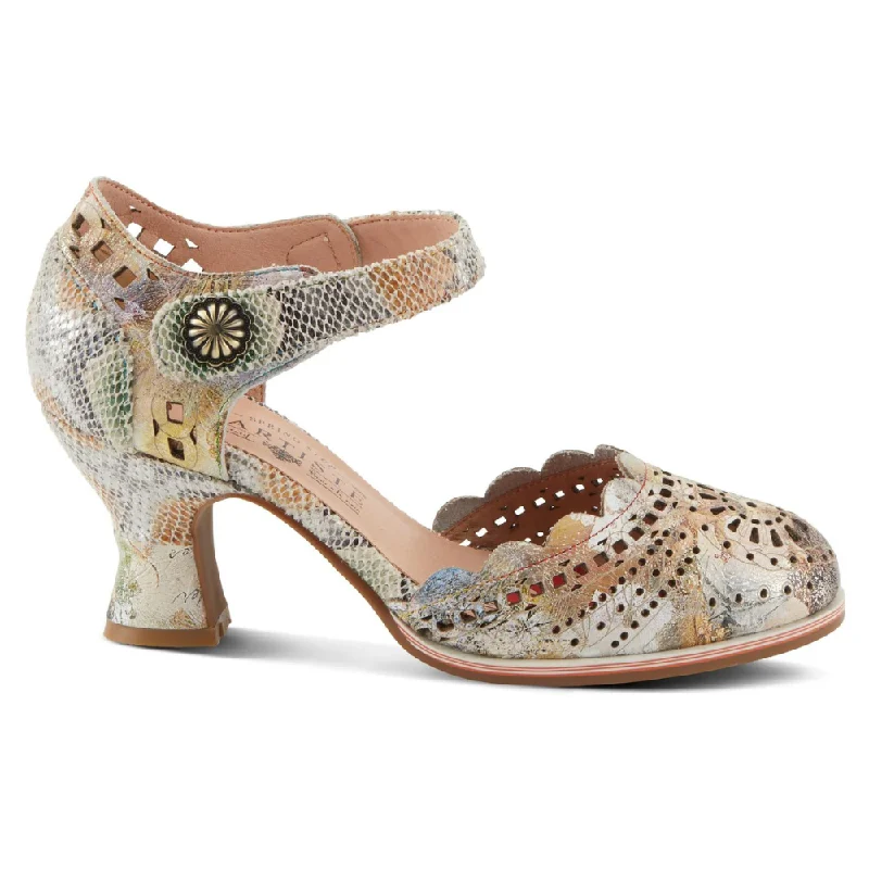 L’Artiste By Spring Step Luxe Beige Multi Leather Sandal (Women's)