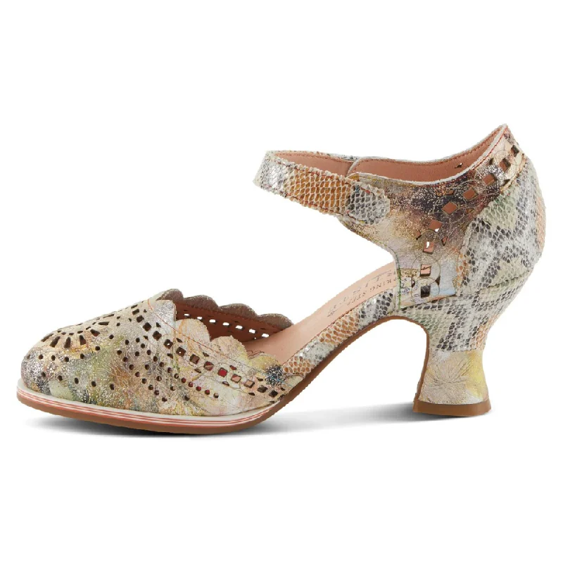 L’Artiste By Spring Step Luxe Beige Multi Leather Sandal (Women's)