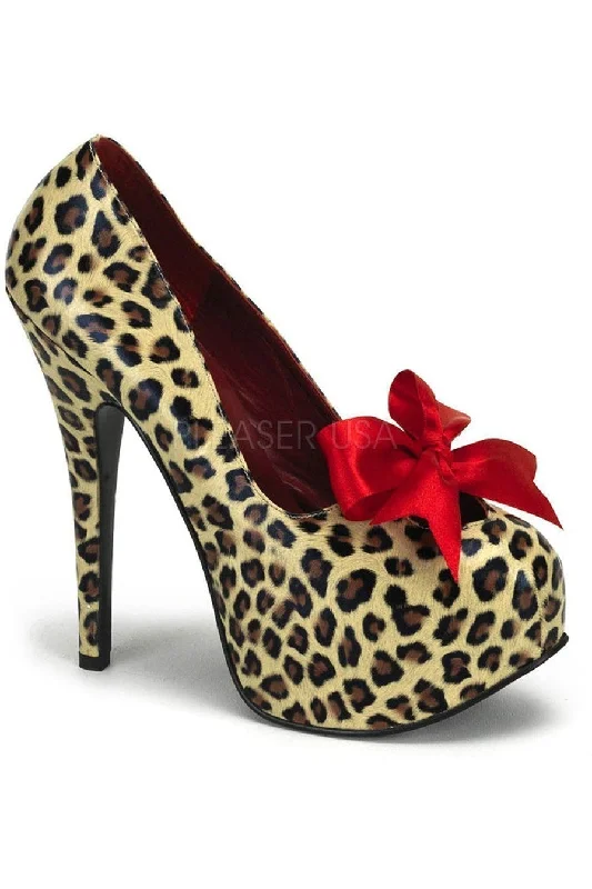 TEEZE-12 Pump  | Cheetah   Faux Leather