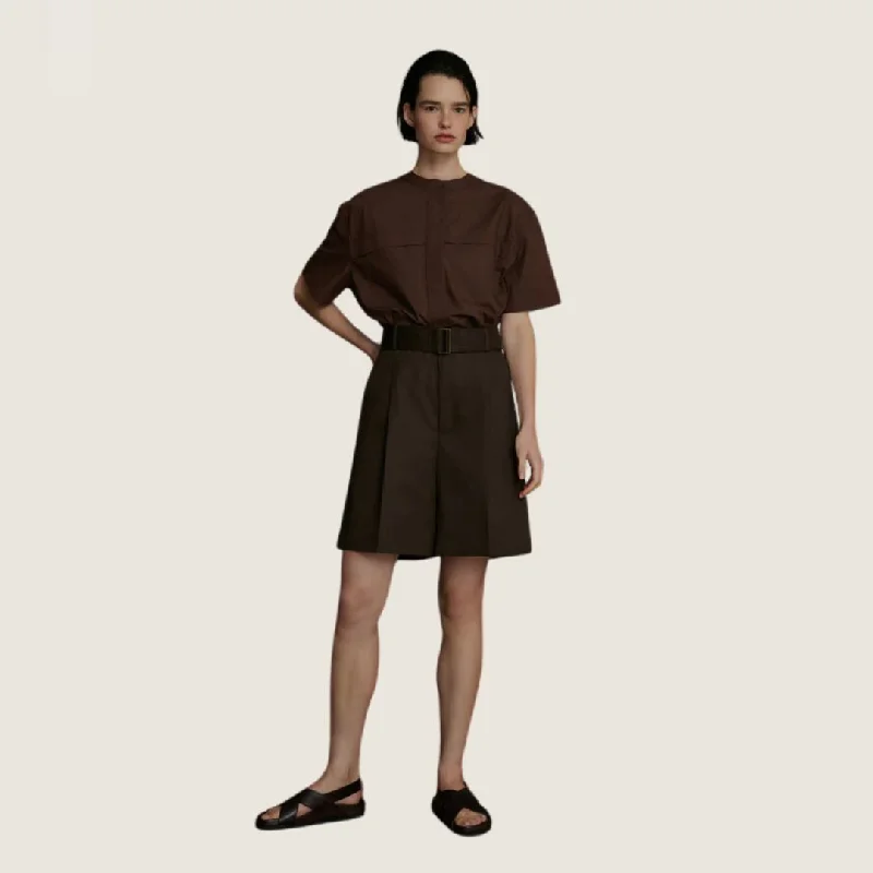 Aurelie Short (Dark Brown)