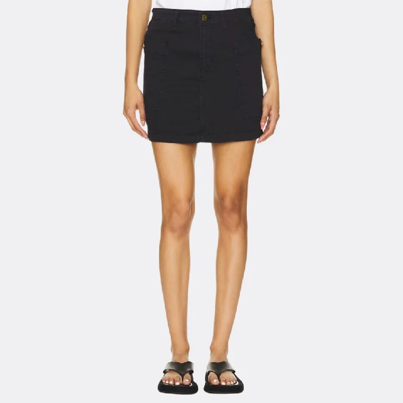 Cargo Mini Skirt (Black)