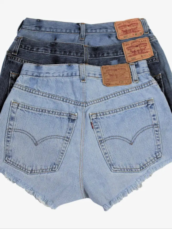 Original Upcycled Vintage Denim Shorts