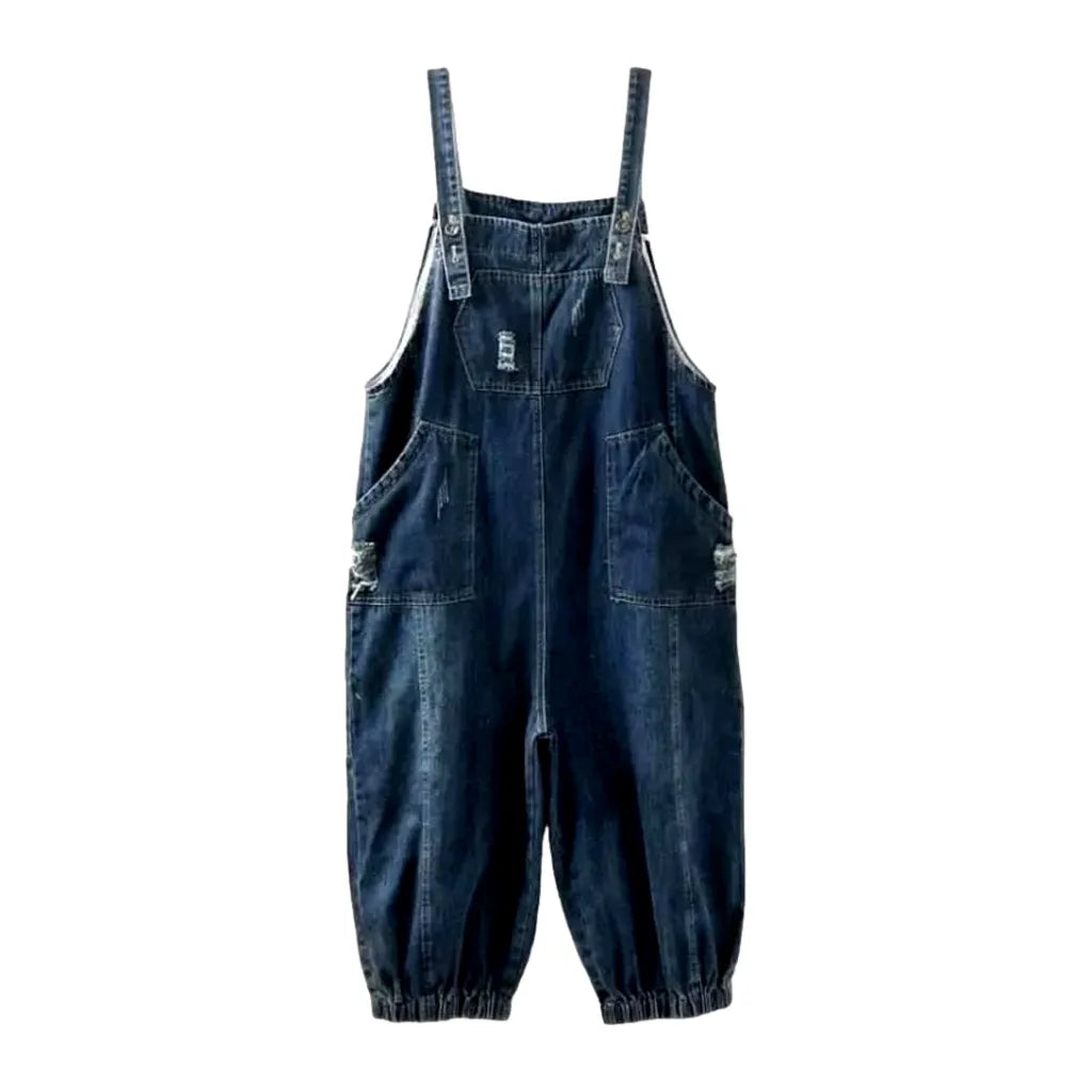 Baggy jean dungaree overall for women