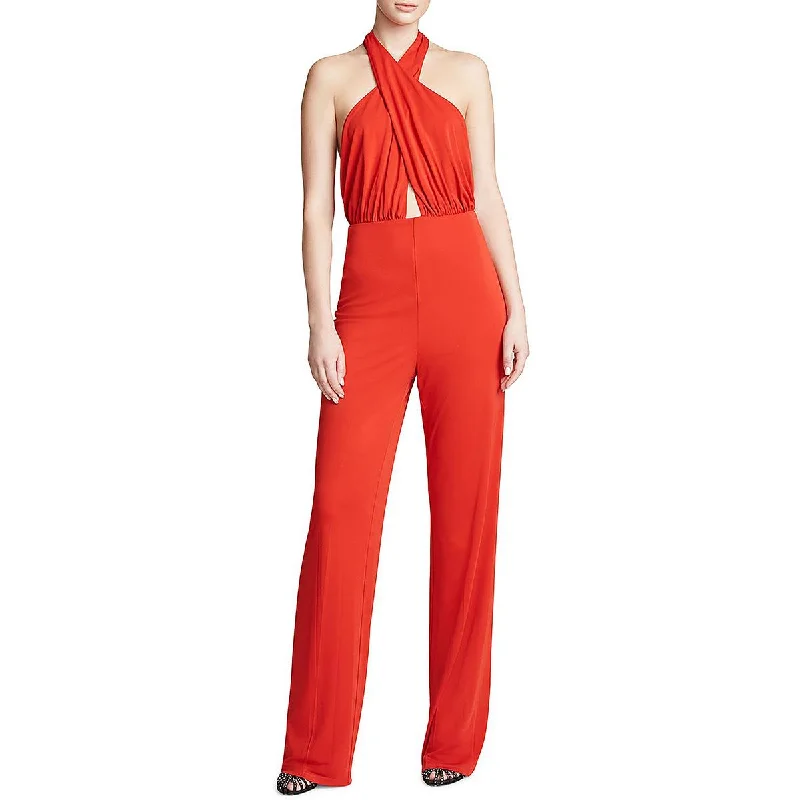 Kaiya Womens Halter Open Back Jumpsuit