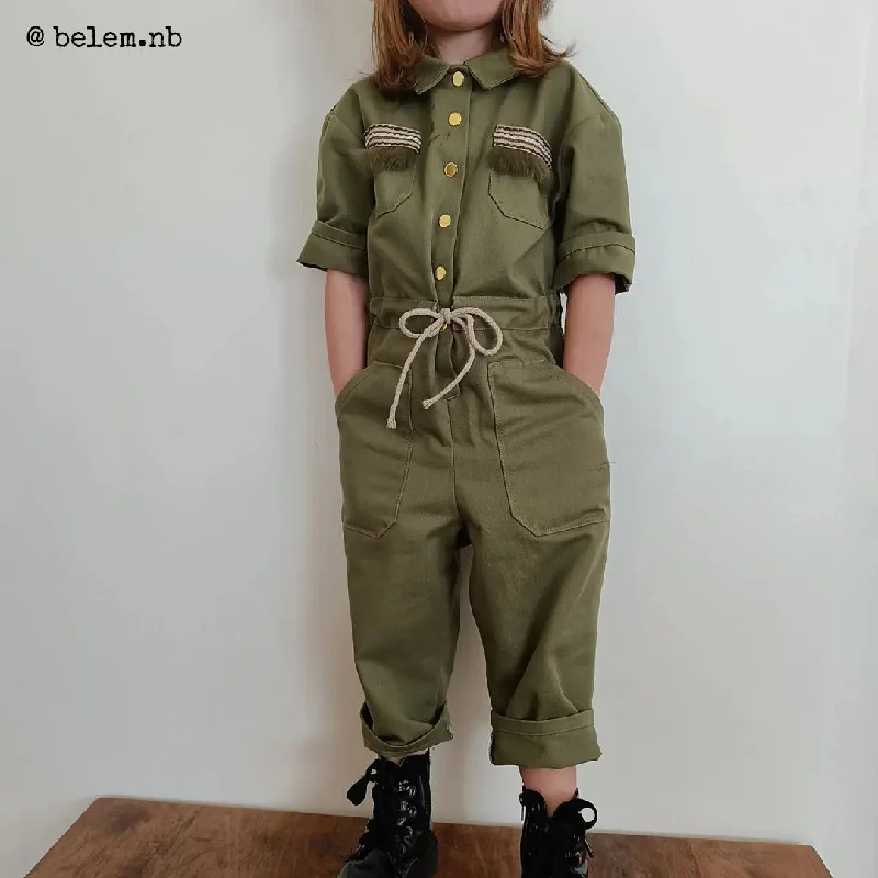 BROOKLYN Kids Jumpsuit - Kids 3/12Y - PDF Sewing Pattern