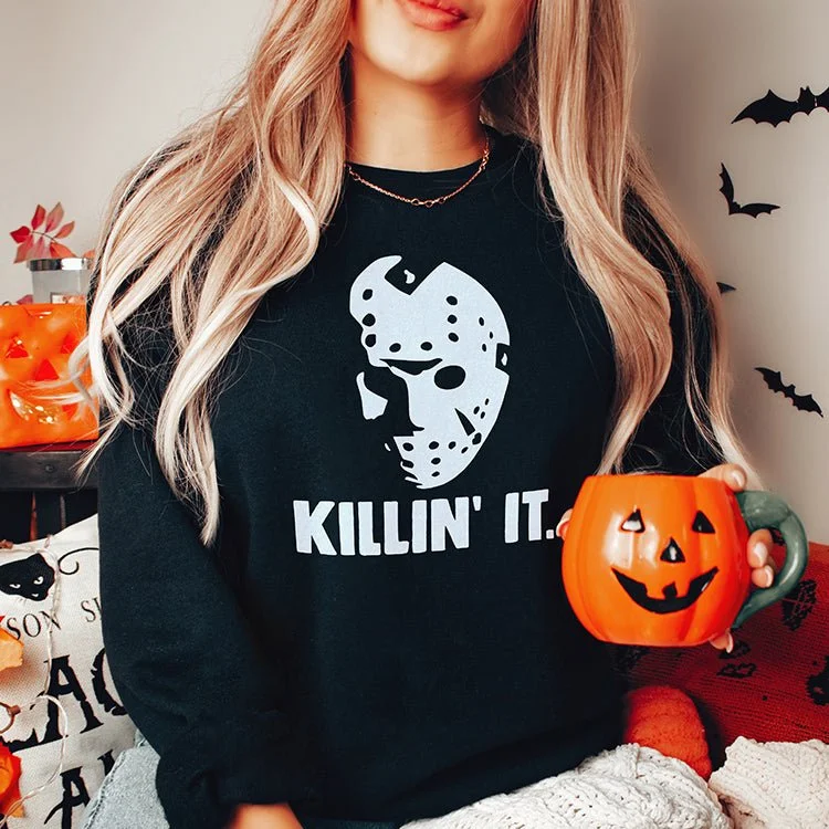 Killin' It Halloween Crewneck Sweatshirt