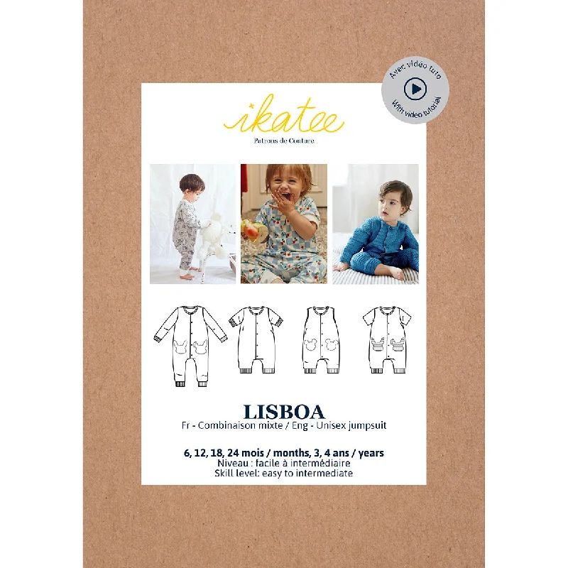 LISBOA jumpsuit / playsuit - Baby 6M/4Y - Paper Sewing Pattern