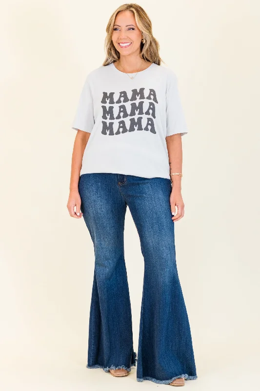 Mama Mama Mama Tee, Silver